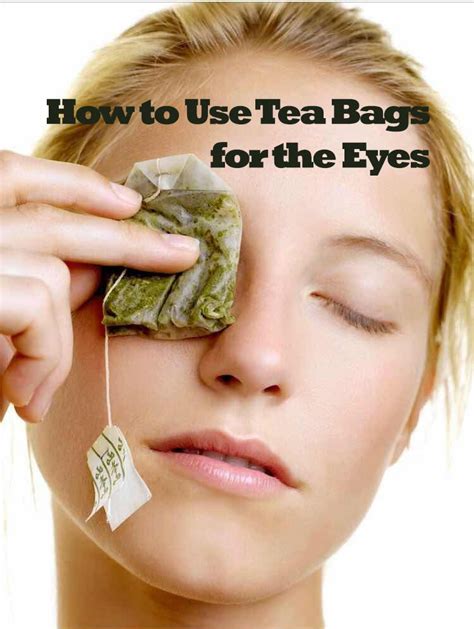 tea bags under eyes treatment